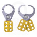 Large Steel Lockout Hasp Yellow